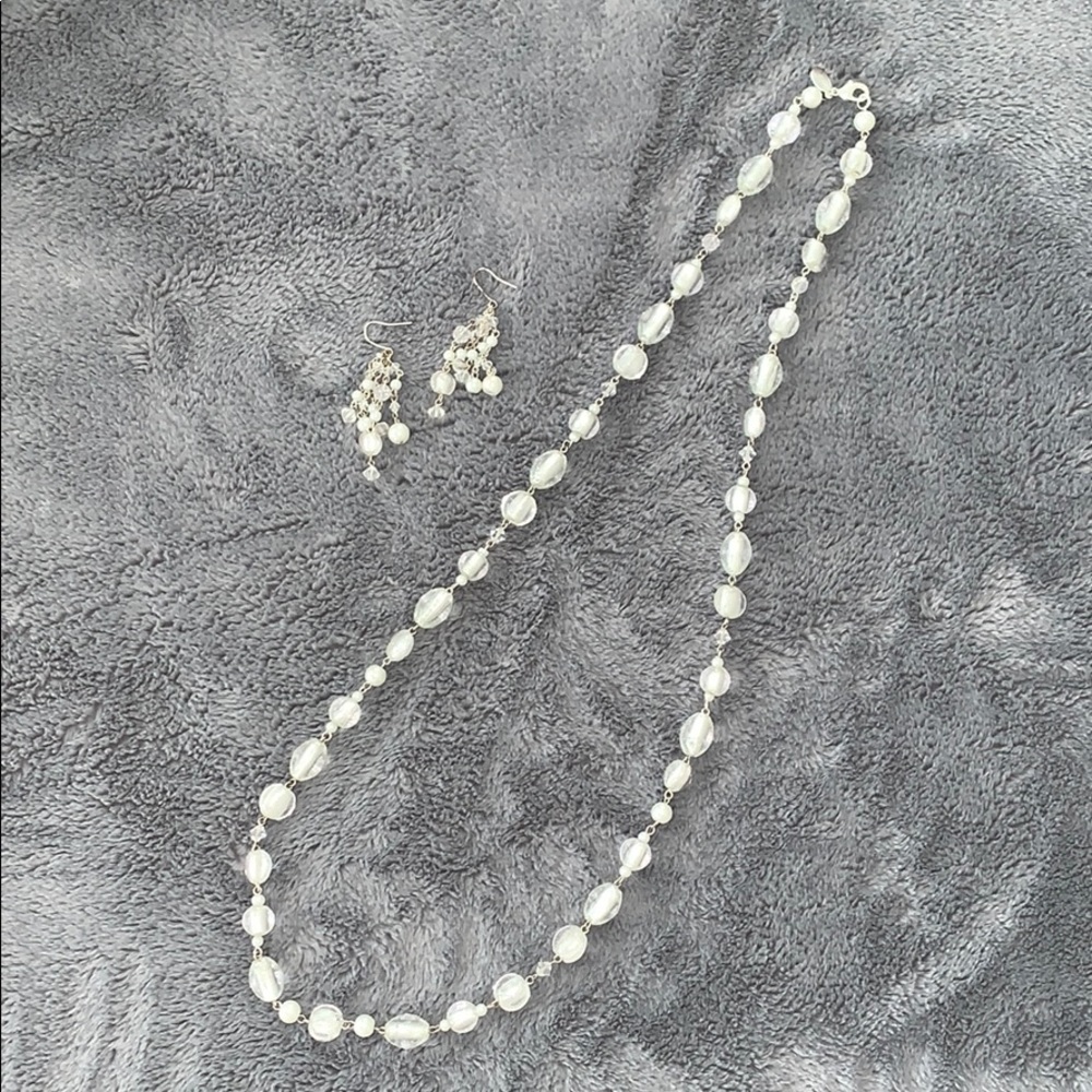 White House Black Market Necklace and earings